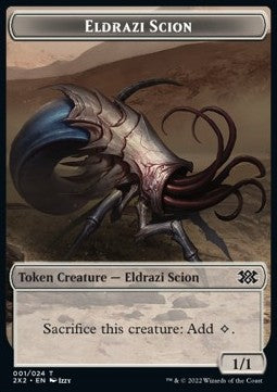 Eldrazi Scion Token (C 1/1) // Bear Token (G 4/4) - Double Masters 2022: Extras (Token) [X2X2-T 1/14]