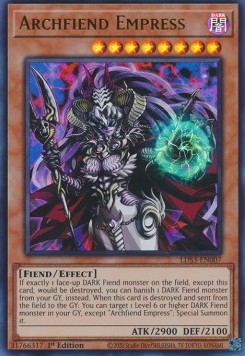 Archfiend Empress (V.1 - Ultra Rare) - Legendary Duelists: Season 3 (Ultra Rare) [LDS3-007]
