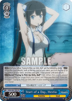 Start of a Day, Hestia - Is It Wrong to Try to Pick Up Girls in a Dungeon? (Trial Deck) [DDM/S88-T09]