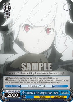 Towards His Aspiration, Bell - Is It Wrong to Try to Pick Up Girls in a Dungeon? (Trial Deck) [DDM/S88-T11]
