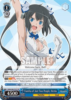 Familia of Just Two People, Hestia (V.1 - Trial Deck) - Is It Wrong to Try to Pick Up Girls in a Dungeon? (Trial Deck) [DDM/S88-T12]