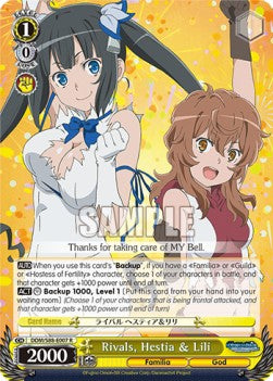 Rivals, Hestia & Lili (V.1 - Rare) - Is It Wrong to Try to Pick Up Girls in a Dungeon? (Rare) [DDM/S88-007]