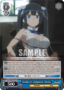 Goddess's Judgment, Hestia (V.2 - Super Rare) - Is It Wrong to Try to Pick Up Girls in a Dungeon? (Super Rare) [DDM/S88-078]