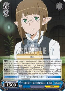 "Guild" Receptionist, Eina (V.1 - Rare) - Is It Wrong to Try to Pick Up Girls in a Dungeon? (Rare) [DDM/S88-080]