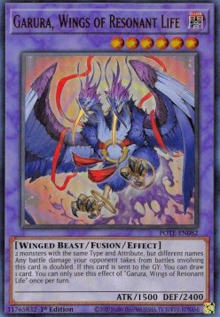 Garura, Wings of Resonant Life⁣ - Power of the Elements⁣ (Ultra Rare)⁣ [082]