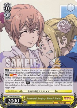 Successful Surgery, Hina & Emma - Tokyo Revengers (Uncommon) [TRV/S92-013]