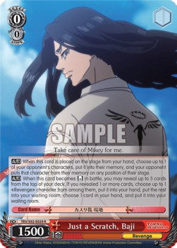Just a Scratch, Baji (V.1 - Rare)⁣ - Tokyo Revengers⁣ (Rare)⁣ [039]
