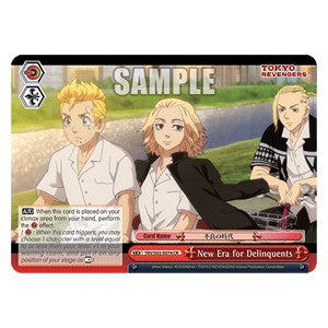 New Era for Delinquents (V.1 - Climax Rare) - Tokyo Revengers (Climax Rare) [TRV/S92-074]