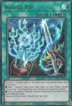 Runick Tip (V.1 - Ultra Rare)⁣ - Tactical Masters⁣ (Ultra Rare)⁣ [029]