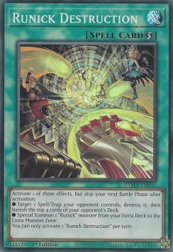 Runick Destruction⁣ - Tactical Masters⁣ (Super Rare)⁣ [031]