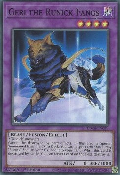 Geri the Runick Fangs⁣ - Tactical Masters⁣ (Super Rare)⁣ [039]
