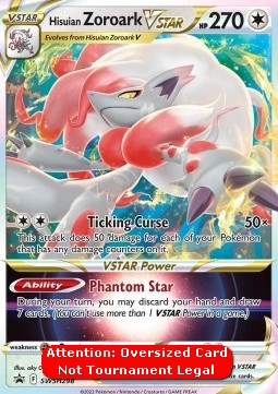 Hisuian Zoroark VSTAR⁣ - SWSH Black Star Promos⁣ (Oversized)⁣ [298]
