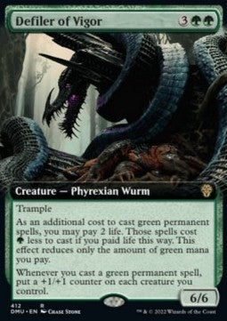 Defiler of Vigor - Dominaria United: Extras (Rare) [XDMU-412]