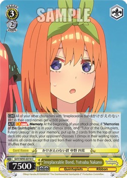 Irreplaceable Bond, Yotsuba Nakano (V.1 - Common) - The Quintessential Quintuplets 2 (Common) [5HY/W90-018]