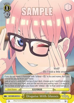 Disguise With Glasses (V.1 - Uncommon) - The Quintessential Quintuplets 2 (Uncommon) [5HY/W90-019]