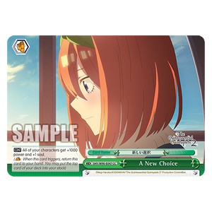A New Choice (V.1 - Climax Common) - The Quintessential Quintuplets 2 (Climax Common) [5HY/W90-047]