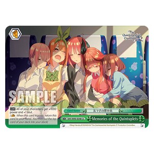 Memories of the Quintuplets (V.1 - Climax Common) - The Quintessential Quintuplets 2 (Climax Common) [5HY/W90-048]