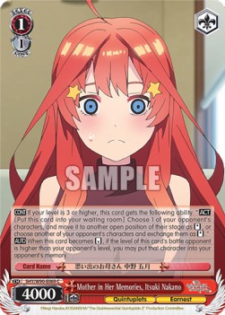 Mother in Her Memories, Itsuki Nakano (V.1 - Common) - The Quintessential Quintuplets 2 (Common) [5HY/W90-069]