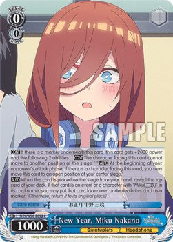 New Year, Miku Nakano (V.1 - Common) - The Quintessential Quintuplets 2 (Common) [5HY/W90-092]