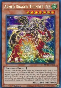 Armed Dragon Thunder LV7 - 2022 Tin of the Pharaoh's Gods (Secret Rare) [MP22-002]