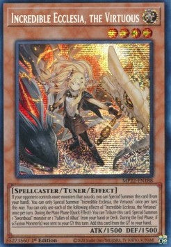 Incredible Ecclesia, the Virtuous - 2022 Tin of the Pharaoh's Gods (Secret Rare) [MP22-188]