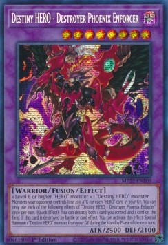 Destiny HERO - Destroyer Phoenix Enforcer⁣ - 2022 Tin of the Pharaoh's Gods⁣ (Secret Rare)⁣ [209]