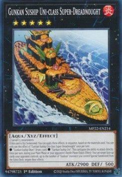 Gunkan Suship Uni-class Super-Dreadnought⁣ - 2022 Tin of the Pharaoh's Gods⁣ (Common)⁣ [214]