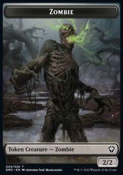 Zombie Token (B 2/2) // Soldier Token (W 1/1) - Dominaria United: Extras (Token) [XDMU-T 9/4]