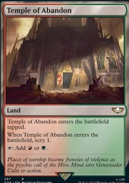 Temple of Abandon - Universes Beyond: Warhammer 40,000 (Rare) [40K-297]