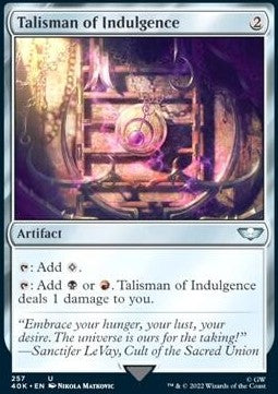 Talisman of Indulgence - Universes Beyond: Warhammer 40,000 (Uncommon) [40K-257]