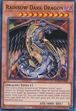 Rainbow Dark Dragon⁣ - Structure Deck: Legend of the Crystal Beasts⁣ (Common)⁣ [008]