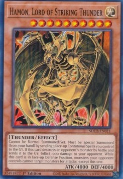 Hamon, Lord of Striking Thunder⁣ - Structure Deck: Legend of the Crystal Beasts⁣ (Common)⁣ [011]