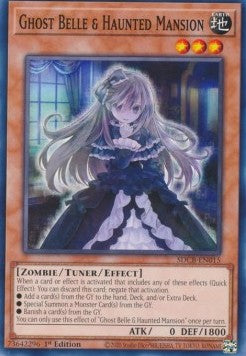 Ghost Belle & Haunted Mansion⁣ - Structure Deck: Legend of the Crystal Beasts⁣ (Common)⁣ [015]