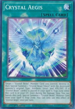 Crystal Aegis⁣ - Structure Deck: Legend of the Crystal Beasts⁣ (Common)⁣ [017]