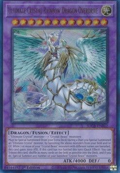 Ultimate Crystal Rainbow Dragon Overdrive⁣ - Structure Deck: Legend of the Crystal Beasts⁣ (Ultra Rare)⁣ [042]