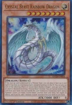 Crystal Beast Rainbow Dragon⁣ - Structure Deck: Legend of the Crystal Beasts⁣ (Ultra Rare)⁣ [044]
