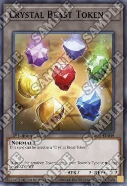 Crystal Beast Token⁣ - Structure Deck: Legend of the Crystal Beasts⁣ (Token)⁣ [049]