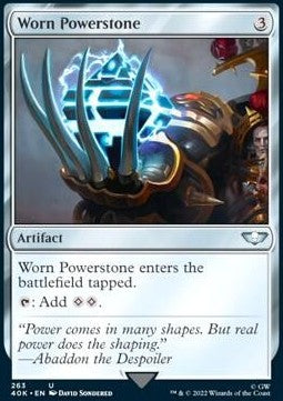 Worn Powerstone - Universes Beyond: Warhammer 40,000 (Uncommon) [40K-263]