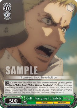 Colt: Ferrying to Safety - Attack On Titan: Final Season (Trial Deck) [AOT/SX04-T01]