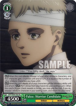 Falco: Warrior Candidate (V.1 - Trial Deck) - Attack On Titan: Final Season (Trial Deck) [AOT/SX04-T05]