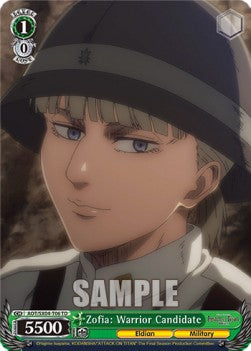 Zofia: Warrior Candidate - Attack On Titan: Final Season (Trial Deck) [AOT/SX04-T06]