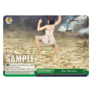 War Heroine (V.1 - Trial Deck) - Attack On Titan: Final Season (Trial Deck) [AOT/SX04-T10]