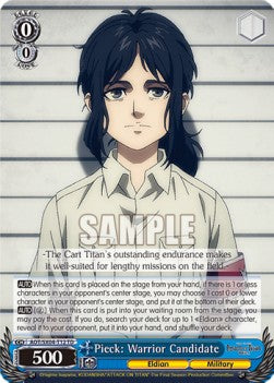 Pieck: Warrior Candidate - Attack On Titan: Final Season (Trial Deck) [AOT/SX04-T12]