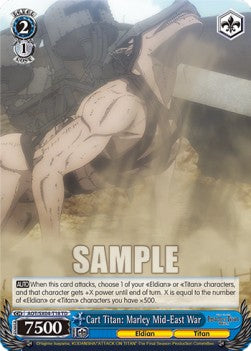 Cart Titan: Marley Mid-East War - Attack On Titan: Final Season (Trial Deck) [AOT/SX04-T18]
