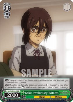 Gabi: Involuntary Witness (V.1 - Rare) - Attack On Titan: Final Season (Rare) [AOT/SX04-030]