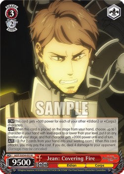 Jean: Covering Fire (V.1 - Rare) - Attack On Titan: Final Season (Rare) [AOT/SX04-053]