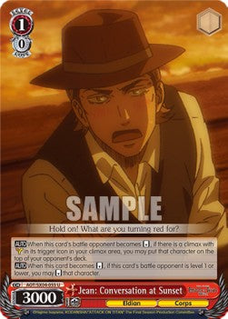 Jean: Conversation at Sunset - Attack On Titan: Final Season (Uncommon) [AOT/SX04-055]