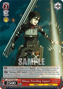 Mikasa: Providing Support - Attack On Titan: Final Season (Uncommon) [AOT/SX04-056]