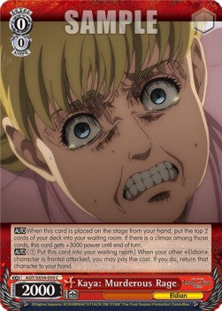 Kaya: Murderous Rage⁣ - Attack On Titan: Final Season⁣ (Common)⁣ [059]