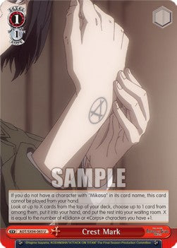 Crest Mark - Attack On Titan: Final Season (Uncommon) [AOT/SX04-063]